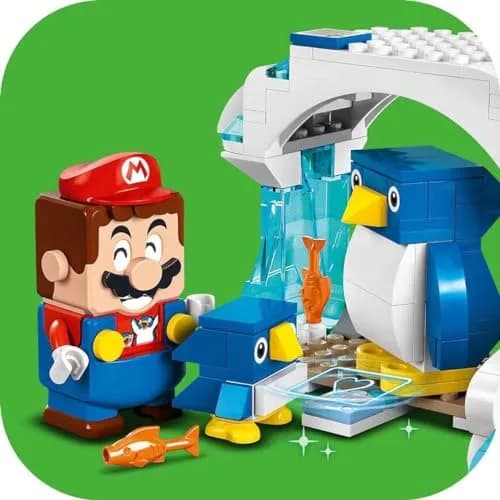 LEGO Super Mario Expansion Set: Penguin Family Snow Adventure with Goomba Figure and Penguin Interactive Toy, Gift for Boys, Girls, Gamers Ages 7 and Up 71430 | Snow-themed LEGO Building Set thumbnail 8