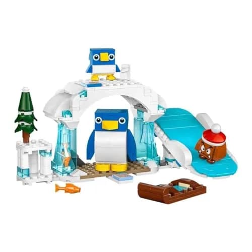 LEGO Super Mario Expansion Set: Penguin Family Snow Adventure with Goomba Figure and Penguin Interactive Toy, Gift for Boys, Girls, Gamers Ages 7 and Up 71430 | Snow-themed LEGO Building Set thumbnail 2