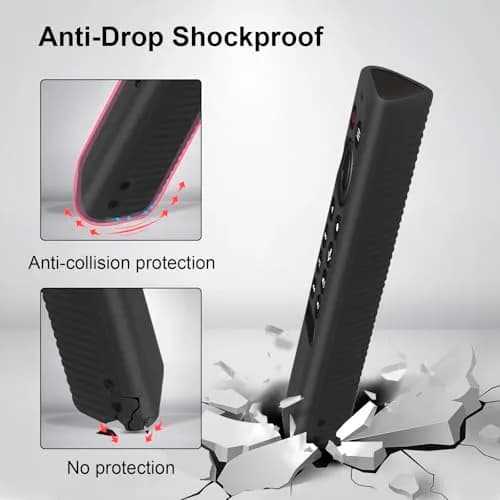 JKZTJOF Cover for NVIDIA Shield TV Remote Shockproof Silicone Case Skin-Friendly Washable thumbnail 5