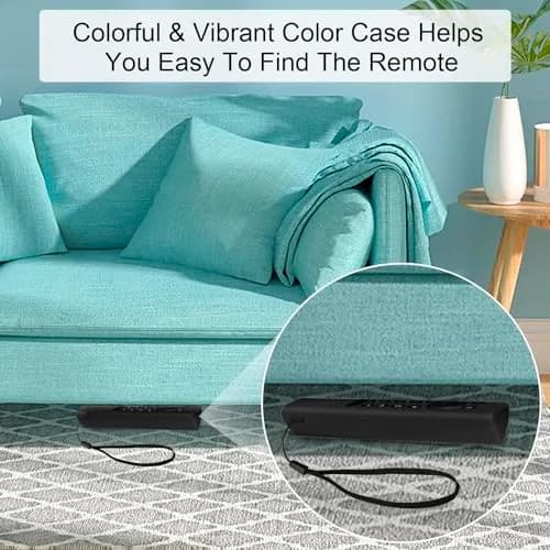 JKZTJOF Cover for NVIDIA Shield TV Remote Shockproof Silicone Case Skin-Friendly Washable thumbnail 3