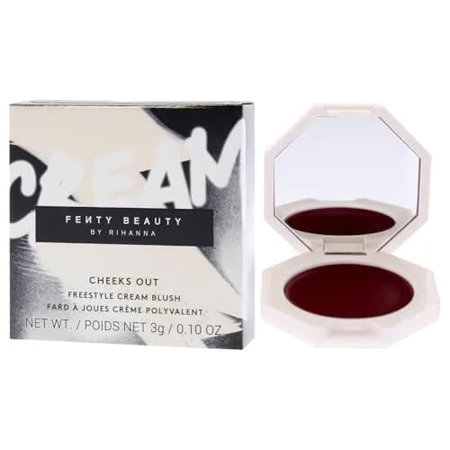 Fenty Beauty Cheeks Out Freestyle Cream Blush - Raisin Standard 0.1 oz | Natural flush for all skin tones thumbnail 4