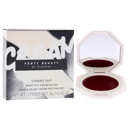 Fenty Beauty Cheeks Out Freestyle Cream Blush - Raisin Standard 0.1 oz | Natural flush for all skin tones thumbnail 3