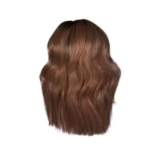 Hair u wear Raquel Welch Big Spender Shoulder Length Wig with Tumbled Waves, Average Cap, RL6/8 Dark Chocolate | Natural Look, Heat-Friendly thumbnail 3