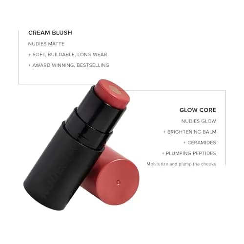 Nudestix Nudies Matte + Glow Core 0.21 Oz | Dual-Core Cream Blush Stick with Matte & Radiant Glow for Cheeks, Eyes & Lips thumbnail 4
