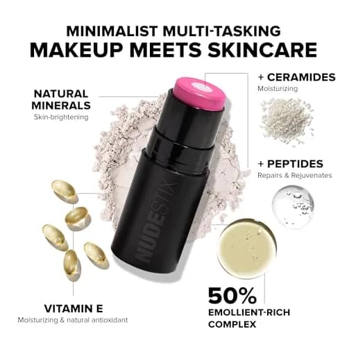 Nudestix Nudies Matte + Glow Core 0.21 Oz | Dual-Core Cream Blush Stick with Matte & Radiant Glow for Cheeks, Eyes & Lips thumbnail 2