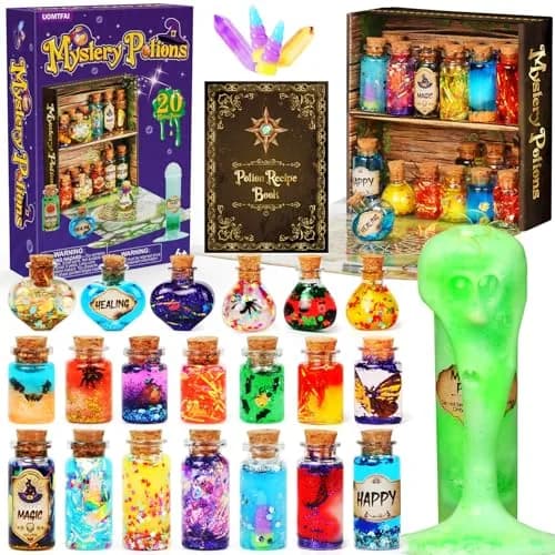 UOMTFAI Mystery Potion Craft Kit for Kids 6-12 Years | Mix 20 Magic Wizard Potions thumbnail 1