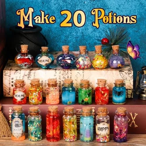 UOMTFAI Mystery Potion Craft Kit for Kids 6-12 Years | Mix 20 Magic Wizard Potions thumbnail 5