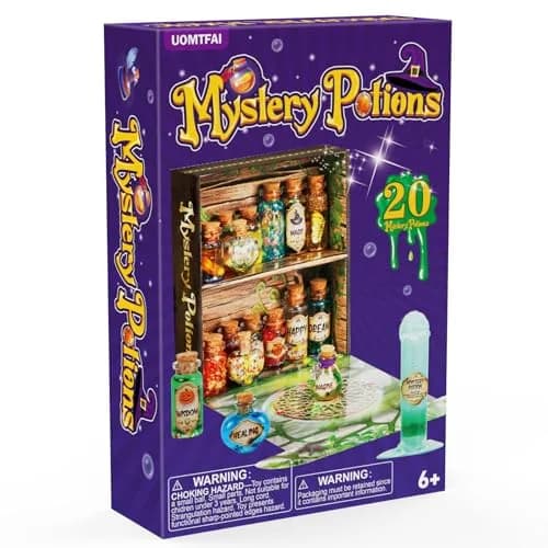 UOMTFAI Mystery Potion Craft Kit for Kids 6-12 Years | Mix 20 Magic Wizard Potions thumbnail 9