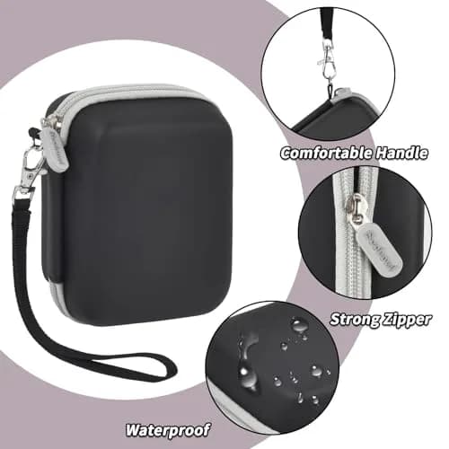 Boobowl Camera Case for Kodak Pixpro FZ45/FZ55 & Camkory DC403, 12cm (4.73 in) Exterior | Black thumbnail 4