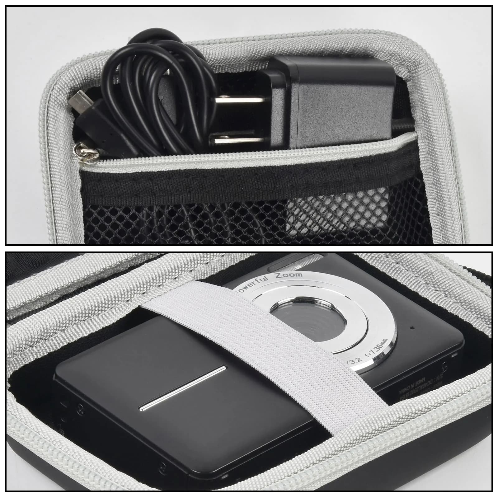 Boobowl Camera Case for Kodak Pixpro FZ45/FZ55 & Camkory DC403, 12cm (4.73 in) Exterior | Black - view 3