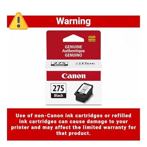 Canon PG-275 Genuine Black Ink Cartridge 2-Pack | Smooth Ink Flow for Canon Printers thumbnail 6