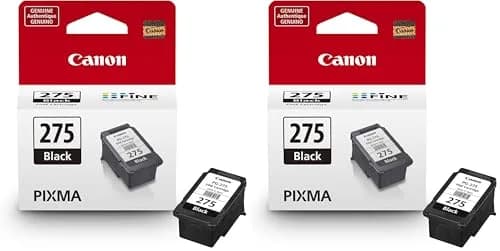 Canon PG-275 Genuine Black Ink Cartridge 2-Pack | Smooth Ink Flow for Canon Printers thumbnail 1