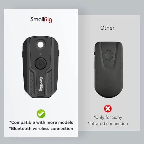 SmallRig Wireless Camera Remote Control for Sony, Canon & Nikon | Bluetooth Shutter & Record (53.2 x 32.4 x 22.5mm) thumbnail 6