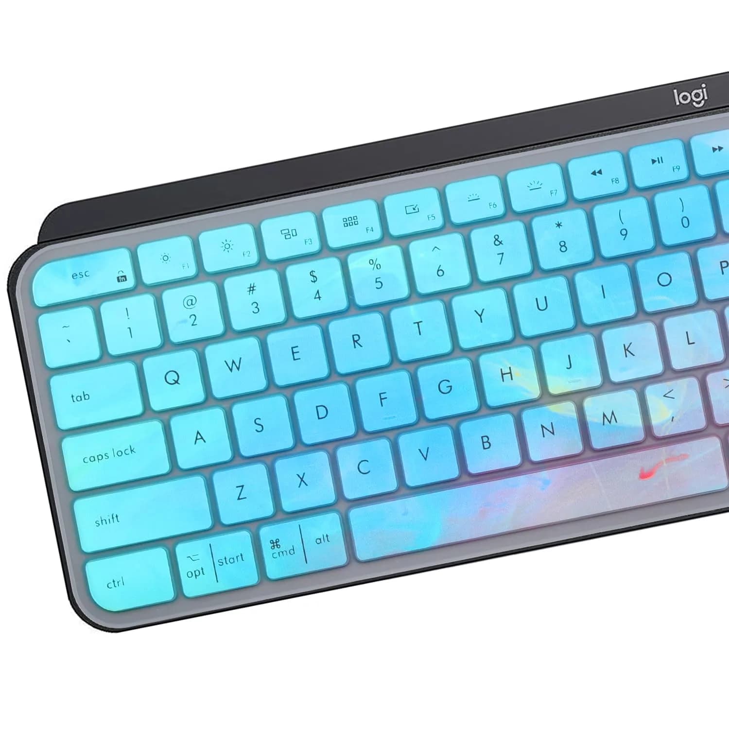 MUBUY-GOL Colorful Keyboard Cover for Logitech MX Keys S & Craft | 36cm (14.2in) - view 2