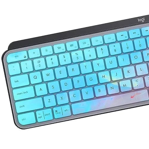 MUBUY-GOL Colorful Silicone Keyboard Skin for Logitech MX Keys S, MX Keys Advanced, Craft Keyboards | US Layout thumbnail 2