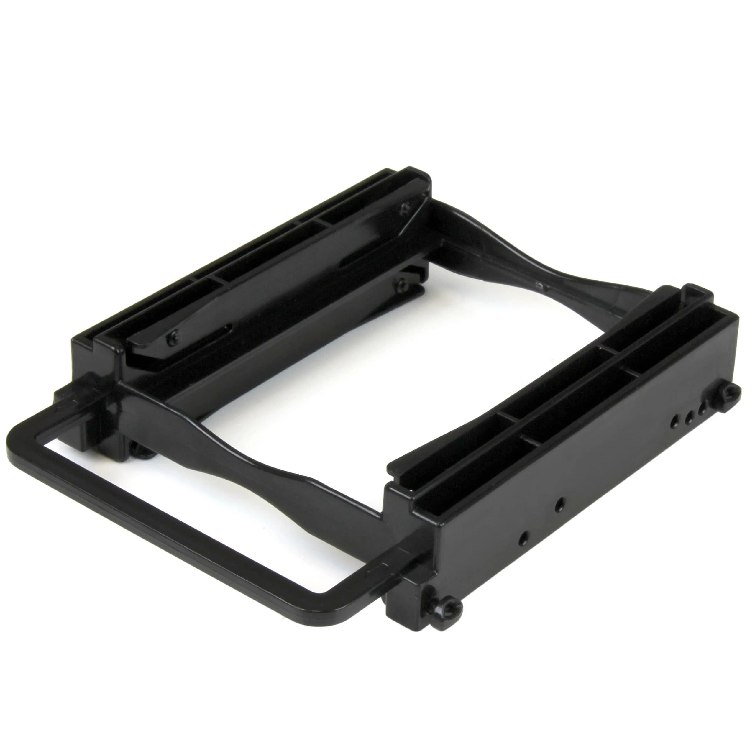 StarTech.com Dual 2.5" SSD/HDD Mounting Bracket for 3.5" Drive Bay - Black (Pack of 2) - view 2