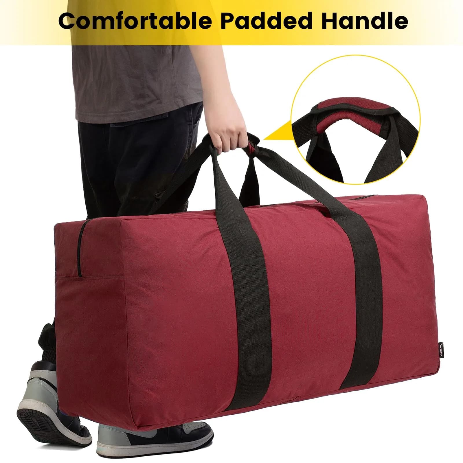 Vorspack 100L Extra Large Duffle Bag | Red, 80L (28.3 Gallons) - view 5