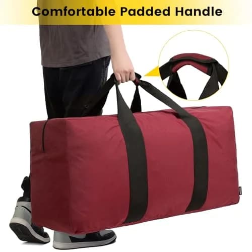 Vorspack 100L Extra Large Duffle Bag | Red, 80L (28.3 Gallons) thumbnail 5