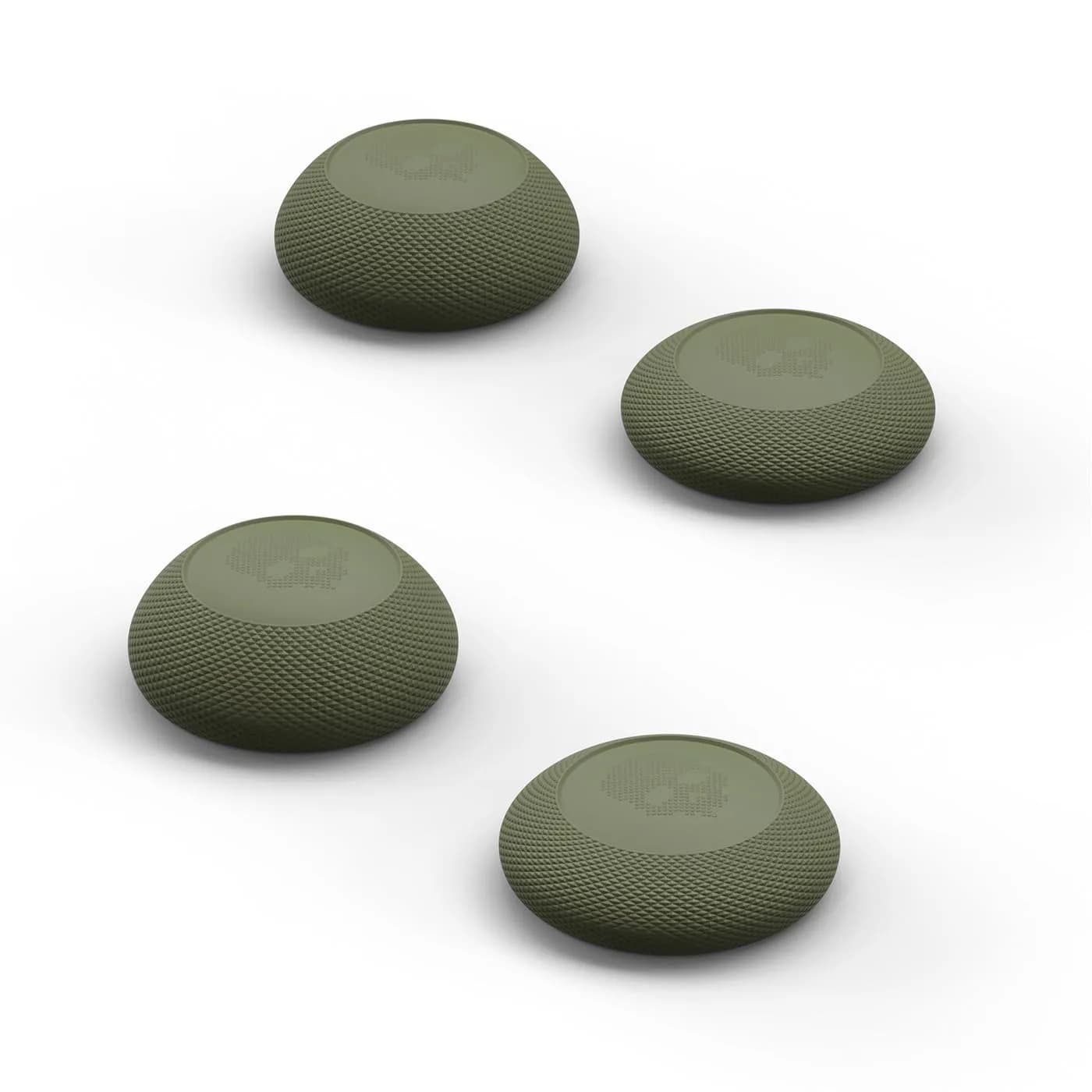 SAVAGE RAVEN Skull & Co. Convex Thumb Grips Set: Skin, OD Green | Gaming Controller & PS5 Joystick Caps
