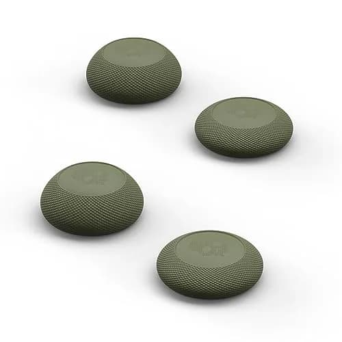 SAVAGE RAVEN Skull & Co. Convex Thumb Grips Set: Skin, OD Green | Gaming Controller & PS5 Joystick Caps thumbnail 1