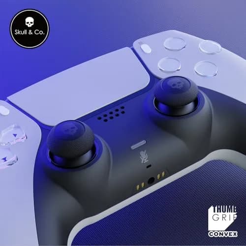 SAVAGE RAVEN Skull & Co. Convex Thumb Grips Set: Skin, OD Green | Gaming Controller & PS5 Joystick Caps thumbnail 2