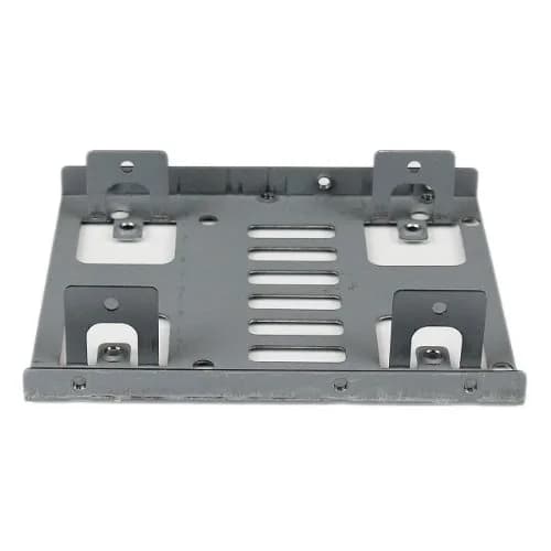StarTech.com 2.5" to 3.5" SATA Hard Drive Mounting Bracket Kit - Dual 2.5" SSD/HDD Mount for 3.5" Bay (Pack of 2) thumbnail 3