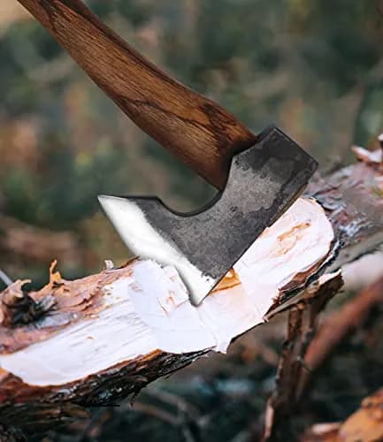 WICING 13.5 Inch Hatchet | Carbon Steel & Beech Handle for Camping & Gardening thumbnail 4