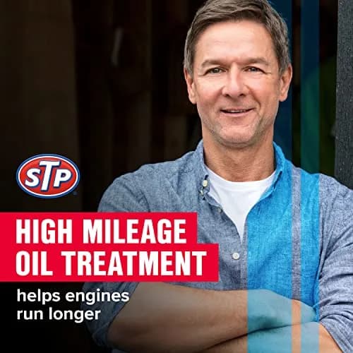 STP High Mileage Oil Treatment + Stop Leak 900ml (30 Fl Oz) | Protects Engines with Over 75,000 Miles thumbnail 8