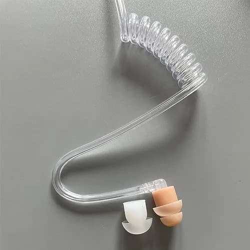 HYS 3.5mm Receiver/Listen Only Earpiece | Clear Acoustic Coil Tube Earbud for Motorola & More thumbnail 5