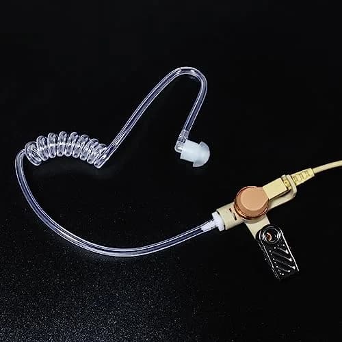 HYS 3.5mm Receiver/Listen Only Earpiece | Clear Acoustic Coil Tube Earbud for Motorola & More thumbnail 8