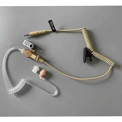HYS 3.5mm Receiver/Listen Only Earpiece | Clear Acoustic Coil Tube Earbud for Motorola & More thumbnail 9