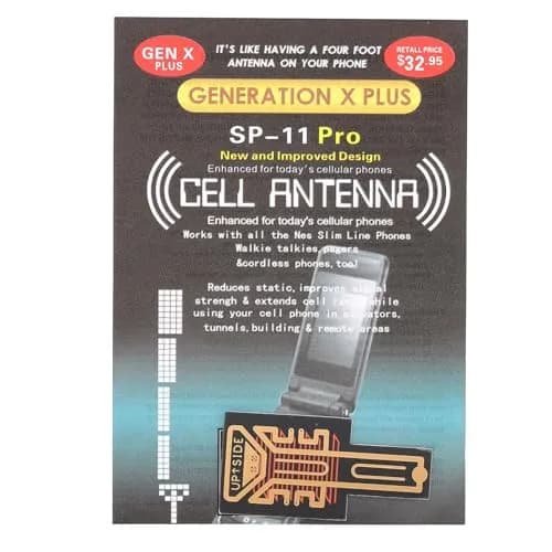 Fydun 5PCS Phone Booster Sticker Vintage Black Gold | Enhances Reception for Phones, Walkie Talkies, and More thumbnail 6