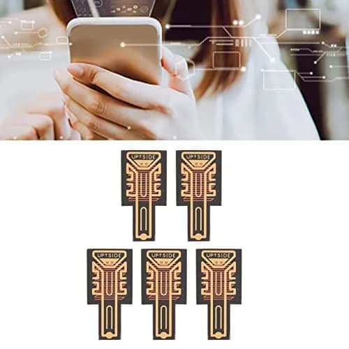 Fydun 5PCS Phone Booster Sticker Vintage Black Gold | Enhances Reception for Phones, Walkie Talkies, and More thumbnail 3