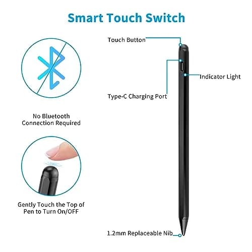 Rsepvwy Stylus Pen for Samsung A7/A8/A9/A11+ Tablet | Precise Drawing & Writing thumbnail 5