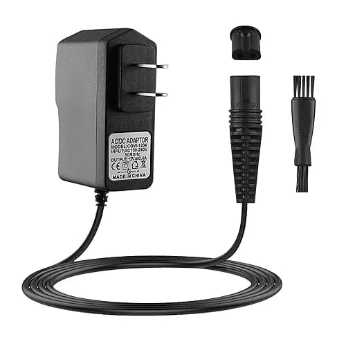 FNKTQL 12V Shaver Charger for Braun Series 9, 8, 7, 6, 5, 3, 1, XT5 & Silk Epil 5/7/9/9 Flex (1.5m Cable) | Smart Charging Power Cord thumbnail 1