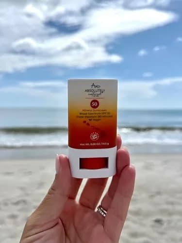Absolutely Natural SPF 50 Mineral Sunscreen Stick with Rose Hips Oil | Broad-Spectrum, Vegan, Reef Safe (0.69 oz) thumbnail 4
