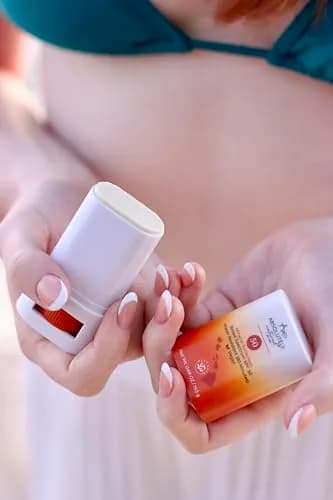 Absolutely Natural SPF 50 Mineral Sunscreen Stick with Rose Hips Oil | Broad-Spectrum, Vegan, Reef Safe (0.69 oz) thumbnail 5