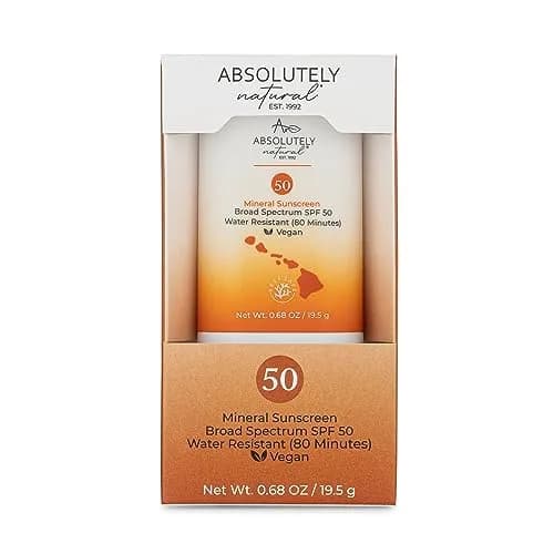 Absolutely Natural SPF 50 Mineral Sunscreen Stick with Rose Hips Oil | Broad-Spectrum, Vegan, Reef Safe (0.69 oz) thumbnail 6