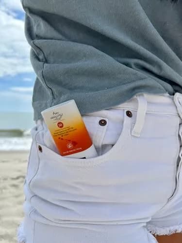 Absolutely Natural SPF 50 Mineral Sunscreen Stick with Rose Hips Oil | Broad-Spectrum, Vegan, Reef Safe (0.69 oz) thumbnail 2