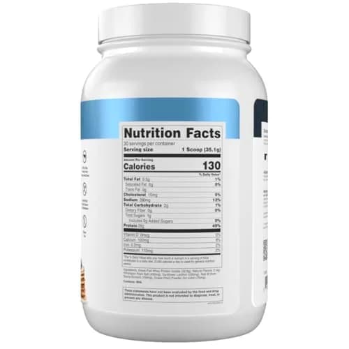 Transparent Labs Grass-Fed Whey Protein Isolate Dark Chocolate 1.13 kg (2.5 lb) | 28g Protein Per Serving thumbnail 8