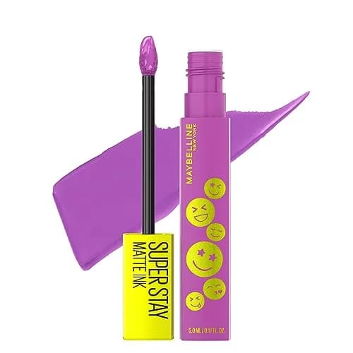 Maybelline Super Stay Matte Ink Liquid Lip Color - Euphoric Shade, Moodmakers Collection, 16-Hour Matte thumbnail 1