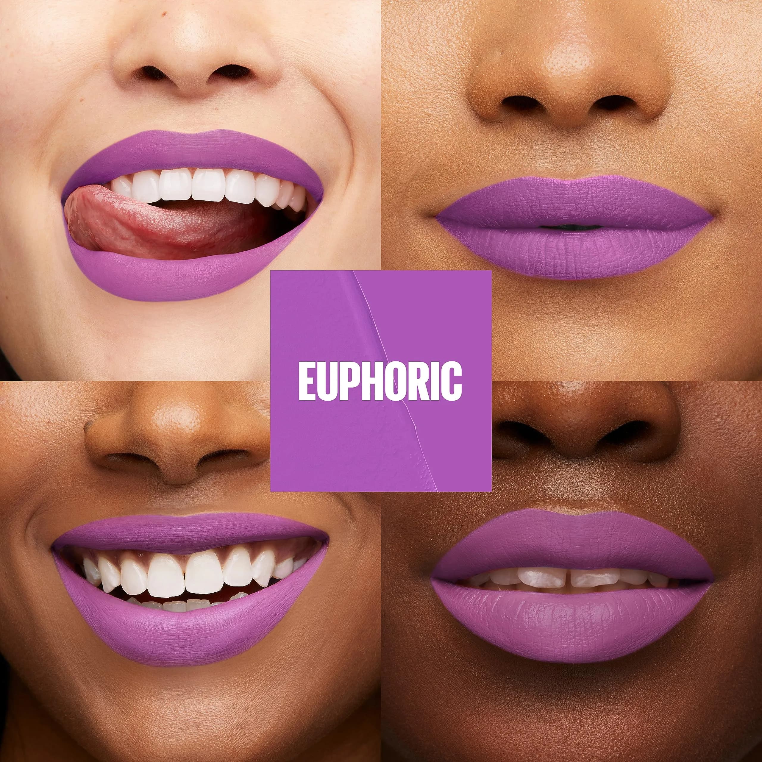 Maybelline Super Stay Matte Ink Liquid Lip Color - Euphoric Shade, Moodmakers Collection, 16-Hour Matte thumbnail 2