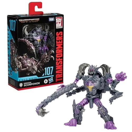 Transformers Toys Studio Series Deluxe Rise of the Beasts 107 Predacon Scorponok 4.5-inch Converting Action Figure thumbnail 3