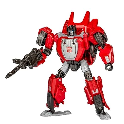 Transformers Toys Studio Series Deluxe War for Cybertron 07 Gamer Edition Sideswipe, 4.5-inch Converting Action Figure, 8+ | Video Game-Inspired Collectible thumbnail 1
