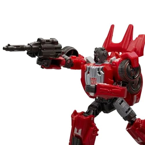 Transformers Toys Studio Series Deluxe War for Cybertron 07 Gamer Edition Sideswipe, 4.5-inch Converting Action Figure, 8+ | Video Game-Inspired Collectible thumbnail 9