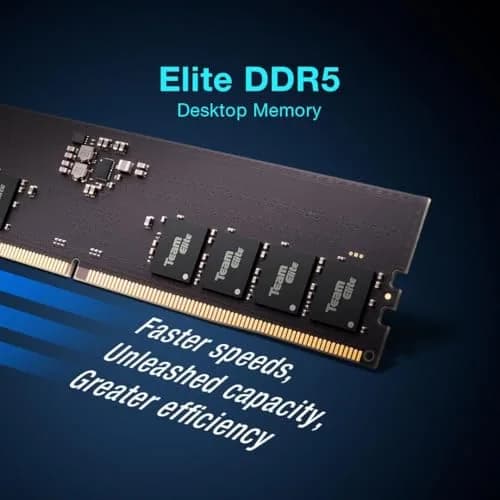 TEAMGROUP Elite DDR5 16GB 6400MHz PC5-51200 UDIMM | Desktop Memory Module thumbnail 4
