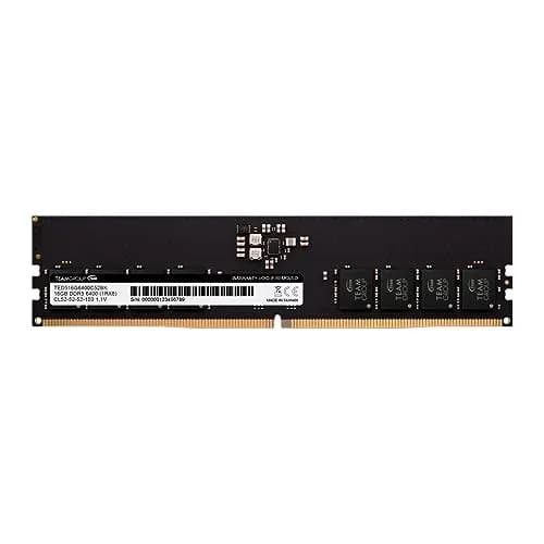 TEAMGROUP Elite DDR5 16GB 6400MHz PC5-51200 UDIMM | Desktop Memory Module thumbnail 1