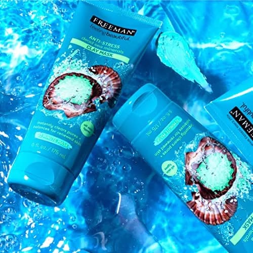 Freeman Dead Sea Minerals Anti-Stress Clay Facial Mask 350ml (12 fl. oz.) | Clarifies Pores & Radiant Skin thumbnail 7