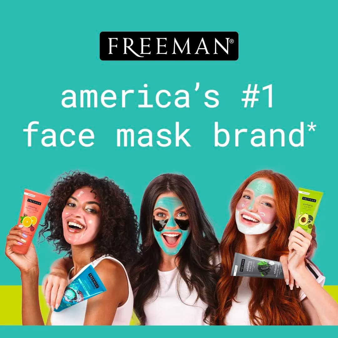 Freeman Dead Sea Minerals Anti-Stress Clay Facial Mask 350ml (12 fl. oz.) | Clarifies Pores & Radiant Skin - view 2