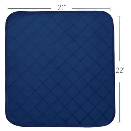 Magik & Kover Waterproof Chair Pads for Incontinence 55cm x 53cm (22" x 21") | 4 Pack Absorbent Reusable Seat Protector thumbnail 4